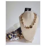 New Department Store Gold Tone Chunky Bead Necklaces- Bulk Lot-See all photos for lot count.