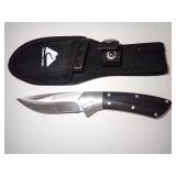 Ozark Trail Fixed Blade Hunting Knife with Black Sheath