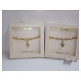New Department Store Mix & Match Charm Bracelets Set of 2