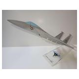 McDonnell Douglas F-15 Eagle Jet Fighter Display Model with Stand