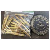 WWII US Army Air Forces Type D-4 Flight Computer and Winchester 30-06 Ammunition Lot