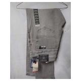 New Buffalo David Bitton Slim Ash Grey Sanded Stretch Jeans Size 32x32