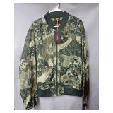 New Bass Outdoor Easy Pack Bomber Jacket - Scarab Rock Camo Size L
