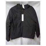 New Calvin Klein Black Beauty Puffer Hooded Jacket Size Medium NWT
