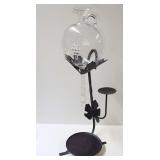 Wrought Iron & Glass Wine Aerator
