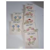 New Department Store Earrings - 7 pairs