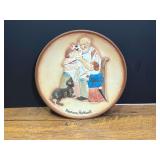 Norman Rockwell Plate Americana "The Toymaker" 1981 Arnart Imports Inc