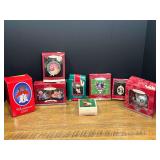 Lot of Hallmark Keepsake Christmas Ornaments in Original Boxes