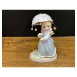 Precious Moments "Let Love Reign" 2002 Limited Edition Porcelain Figurine 890596 with Box