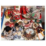 Assorted Coca-Cola Collectibles and Native American Theme Figurines and Decor