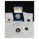 Assorted Collectible Tokens and Commemorative Medals Lot
