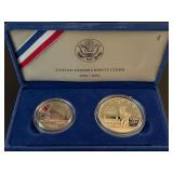 1986 United States Liberty Coins Two-Coin Proof Set