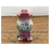 DR…Small vintage Hull Art Pottery "Bow Knot" pattern vase, see pictures for details.