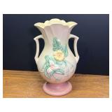 DR…Vintage Hull Art Pottery double-handled vase from their highly collectible "Wildflower" pattern series. see pictures for details.