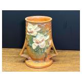 DR…Vintage Roseville Pottery "Magnolia" pattern vase, see pictures for details.