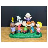 Flambro Peanuts Heroes Limited Edition Porcelain Figurine Set #2370/2500 with COA and Box
