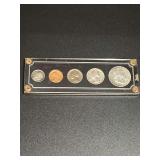 US Coin Set in Acrylic Display Holder