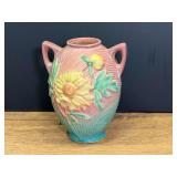 DR… Vintage Roseville Pottery "Peony" double-handled vase, originally introduced in 1942. see pictures for details.