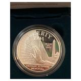 1994 Vietnam Veterans Memorial Proof Silver Dollar United States Mint