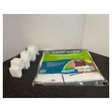 Halsted Woven Polypropylene Sandbags and Interlocking Honeycomb Drawer Organizers
