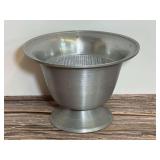 Aluminum Pedestal Bowl, Believed To Be a Vintage Mortar/Grinder
