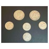 Canada 80% Silver Coins Lot - Approximately 1/2 Troy Ounce ASW