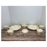Eggshell Nautilus USA Dinnerware Set with Creamer and Bowls