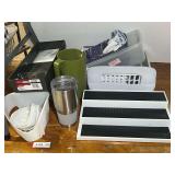 Kitchen Organization Set Including Spice Rack, Tumbler, and Containers