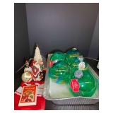 Assorted Holiday Decor and Ornaments Lot