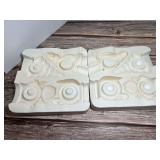 Duncan Ceramic Mold No. 321 Christmas Napkin Holders