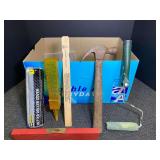 Hand Tools, Painting Supplies, and Measuring Tools Assortment