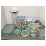 Assorted Food Storage Containers and Canisters
