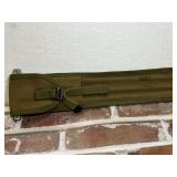 Vintage WWII Cleaning Rod in Canvas Pouch Marked MRT