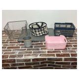 Assorted Baskets and Storage Containers Collection
