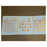 Canadian Small Cent Coin Collection in Whitman Folder, Partially Complete, 36 Coins