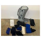 Medical Orthopedic Boot and Assorted Support Braces Lot