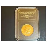 1967 24kt Gold-Highlighted Kennedy 40% Silver Clad Half Dollar