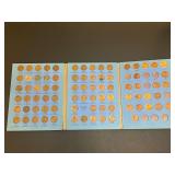 Whitman No. 9030 Lincoln Head Cent Collection Folder, Partially Complete with 80 Coins
