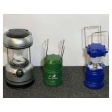 Assorted LED Lanterns Lot of 3