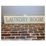 Laundry Room Metal Wall Sign