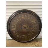 Large Round Wall Clock with Roman Numerals