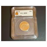 2007-D Washington State Quarter ICG MS66