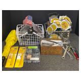 Assorted Hardware, Tools, and Garden Markers Group
