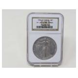 1994-P 1 OZ FINE SILVER EAGLE DOLLAR COIN, NGC GRADED PF69 ULTRA CAMEO