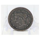 1853 LIBERTY HEAD LARGE CENT COIN