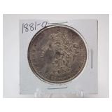 1881-O MORGAN SILVER DOLLAR COIN