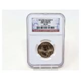 2007-P JOHN ADAMS DOLLAR COIN, NGC GRADED MS66