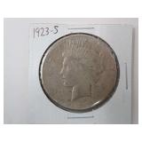 1923-S PEACE DOLLAR COIN