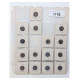 WHEAT PENNY COINS, 1924-1930