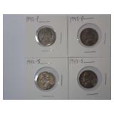 1942 & 1943 JEFFERSON NICKELS